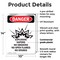 Signmission Explosive Vapors No Danger Sign, Plastic, 10in W x 14in L, 2PK OS-2PACK-DS-P-1014-V-1211 - alternate 7